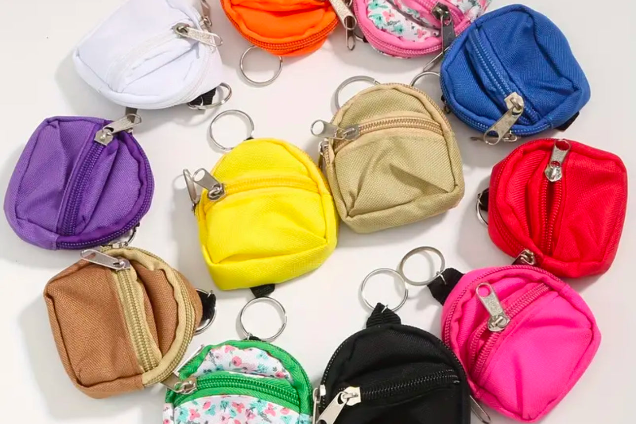 Coin Bag Keyrings