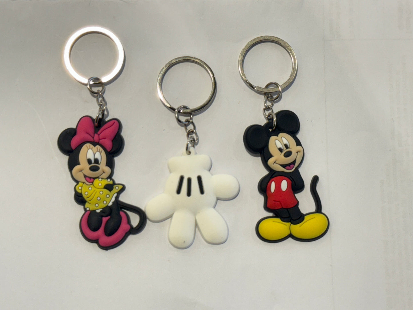 S/3 Mickey Mouse Clubhouse Keyrings