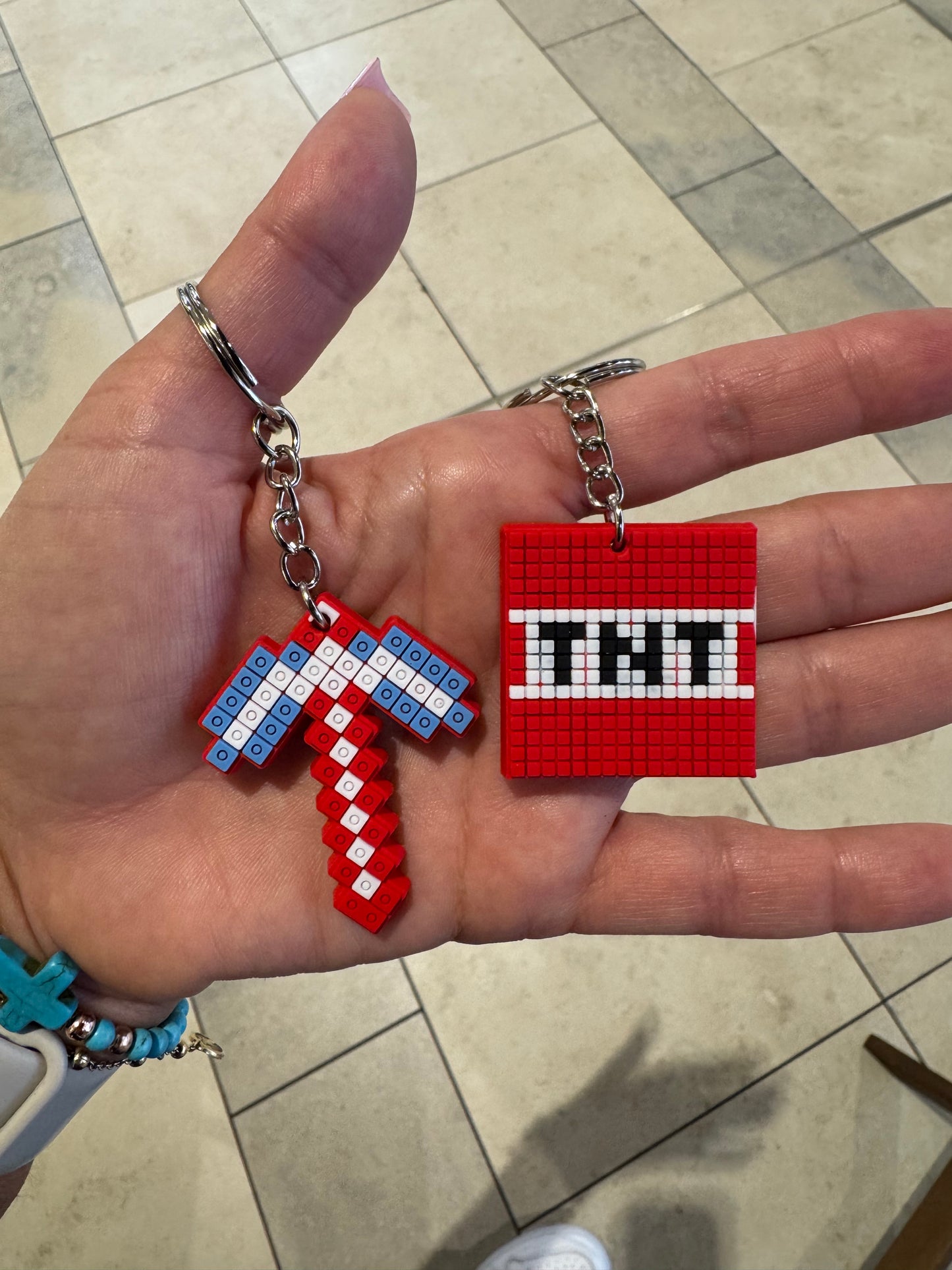 S/2 Minecraft Keyrings