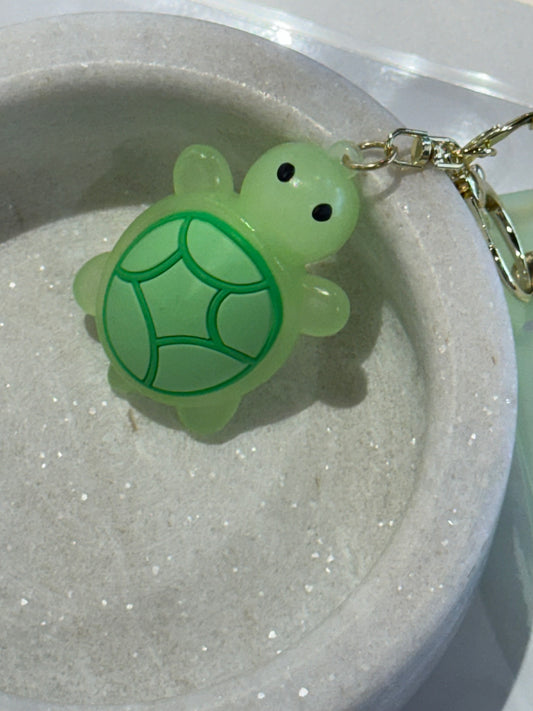 Green Turtle 3D Keyring