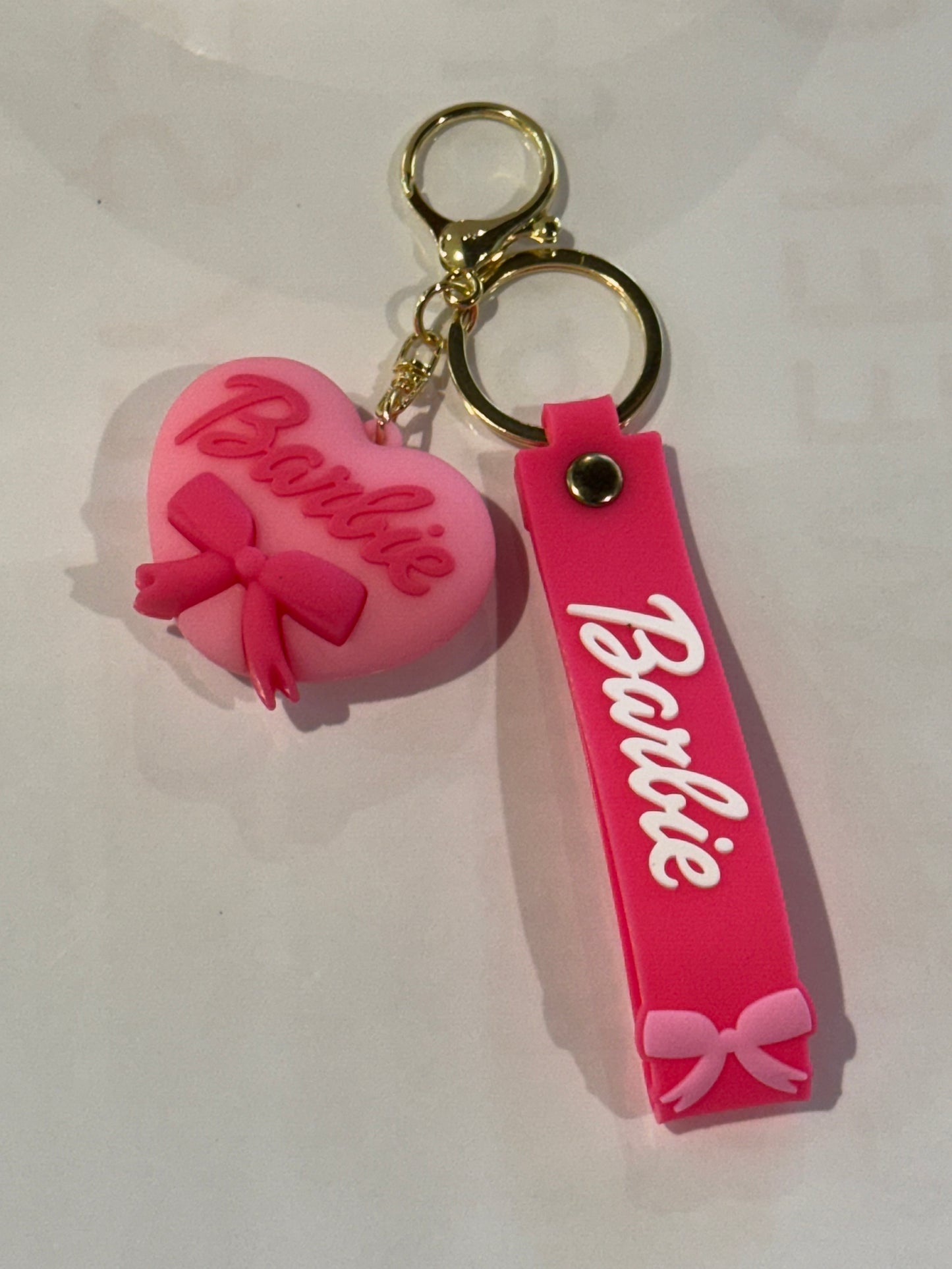 Heart Barbie 3D Keyring