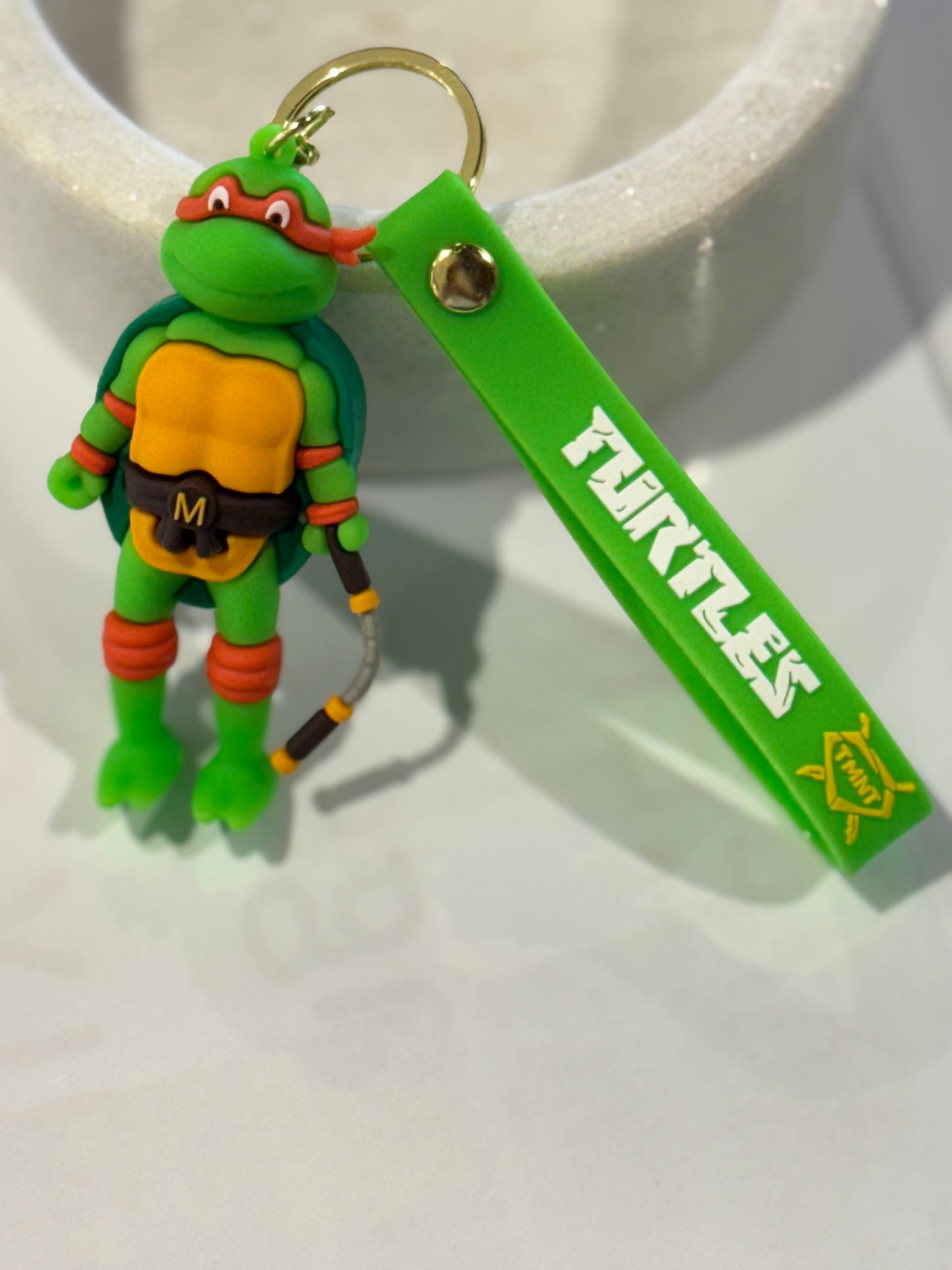 Michaelangelo Ninja Turtle 3D Keyring