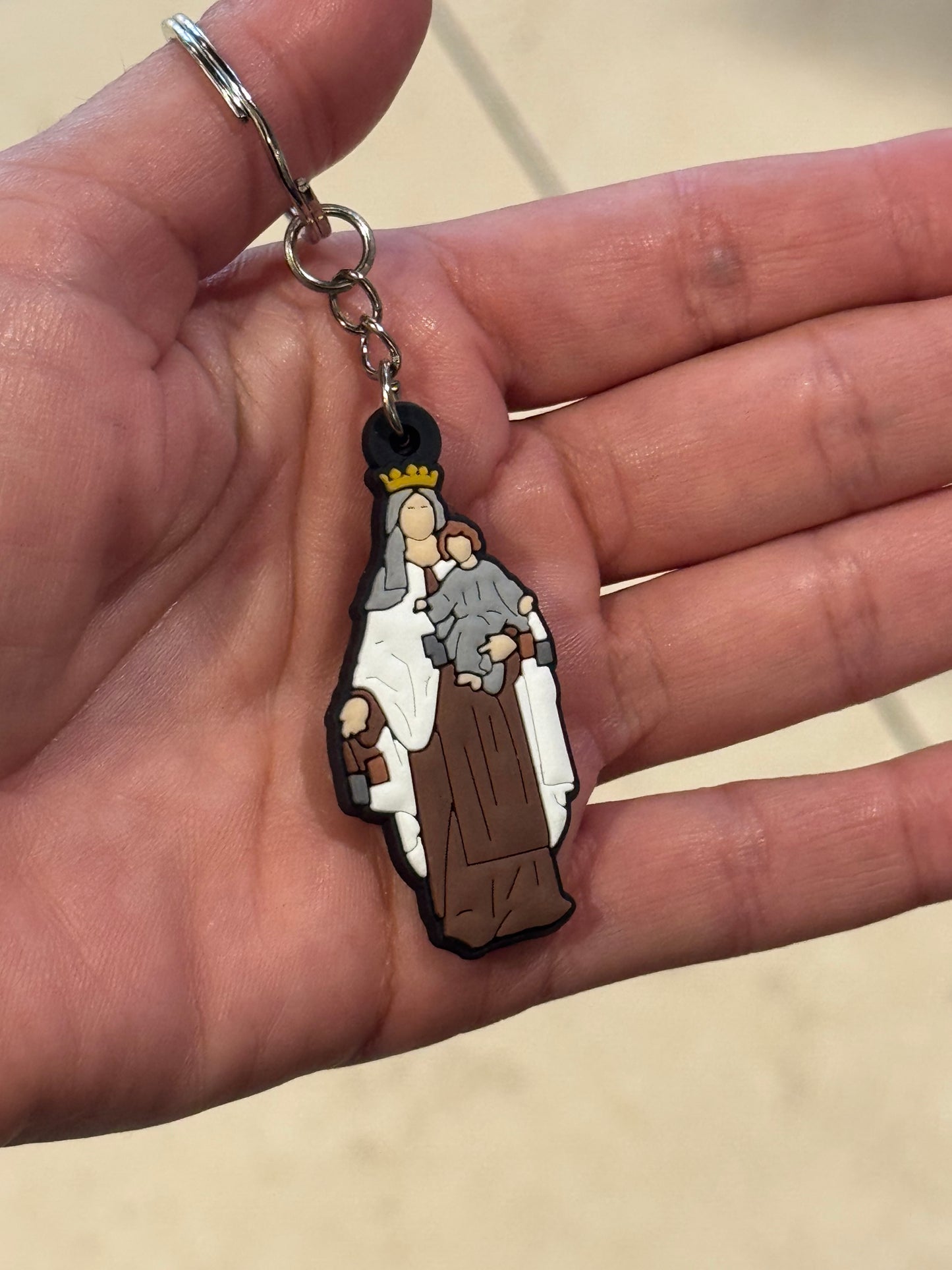 Mother Mary Keyring