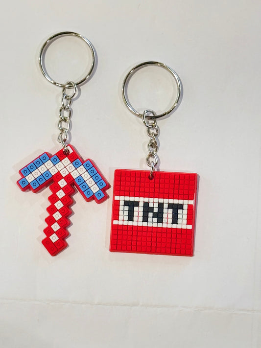 S/2 Minecraft Keyrings