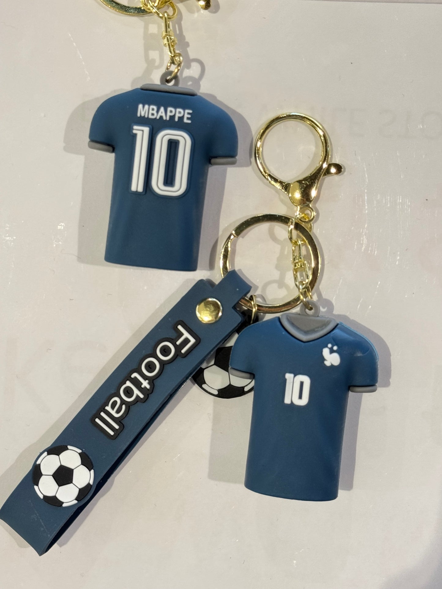 Mbappe Soccer Jersey 3D Keyring