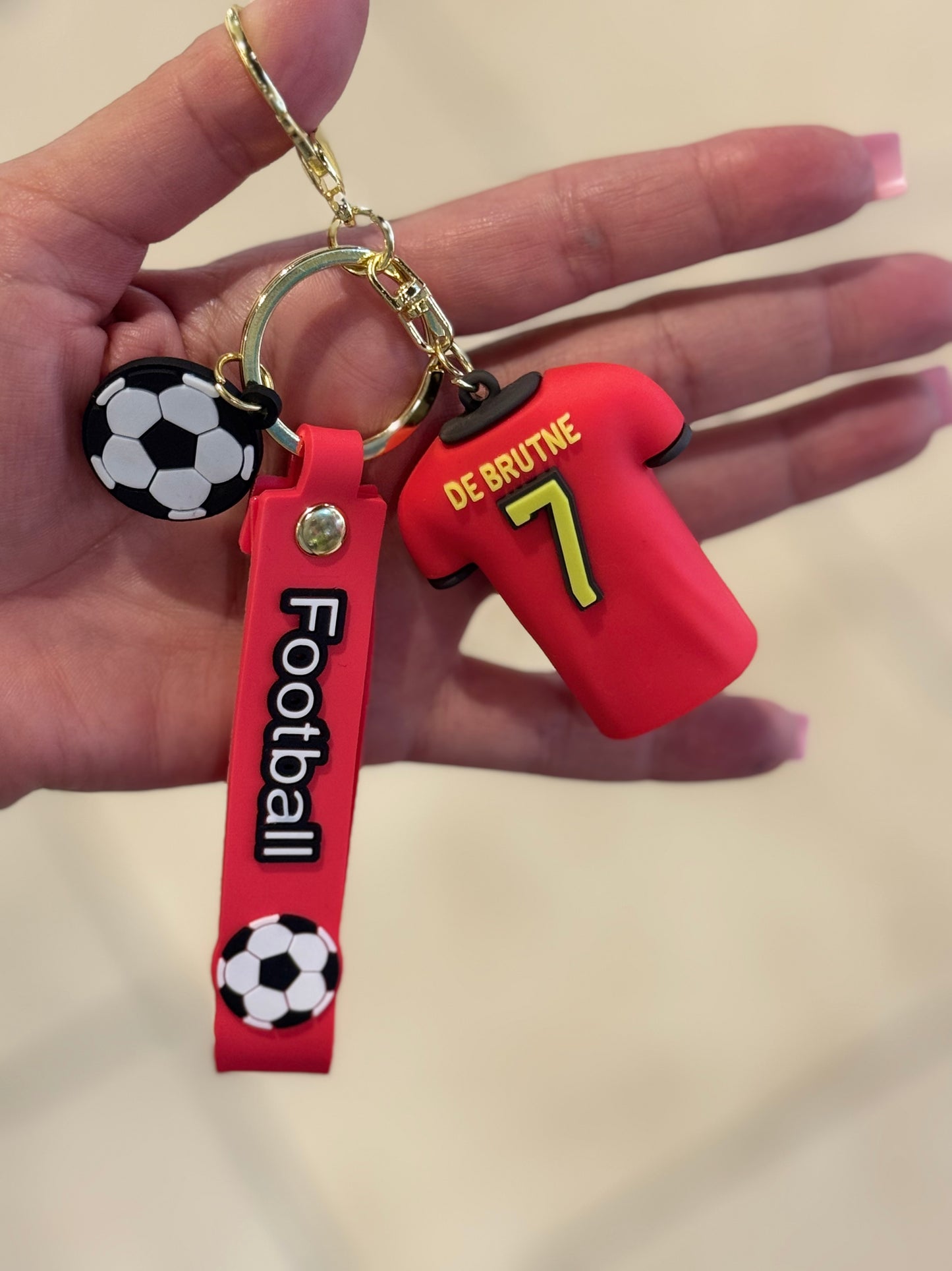 Soccer Jersey 3D Keyring