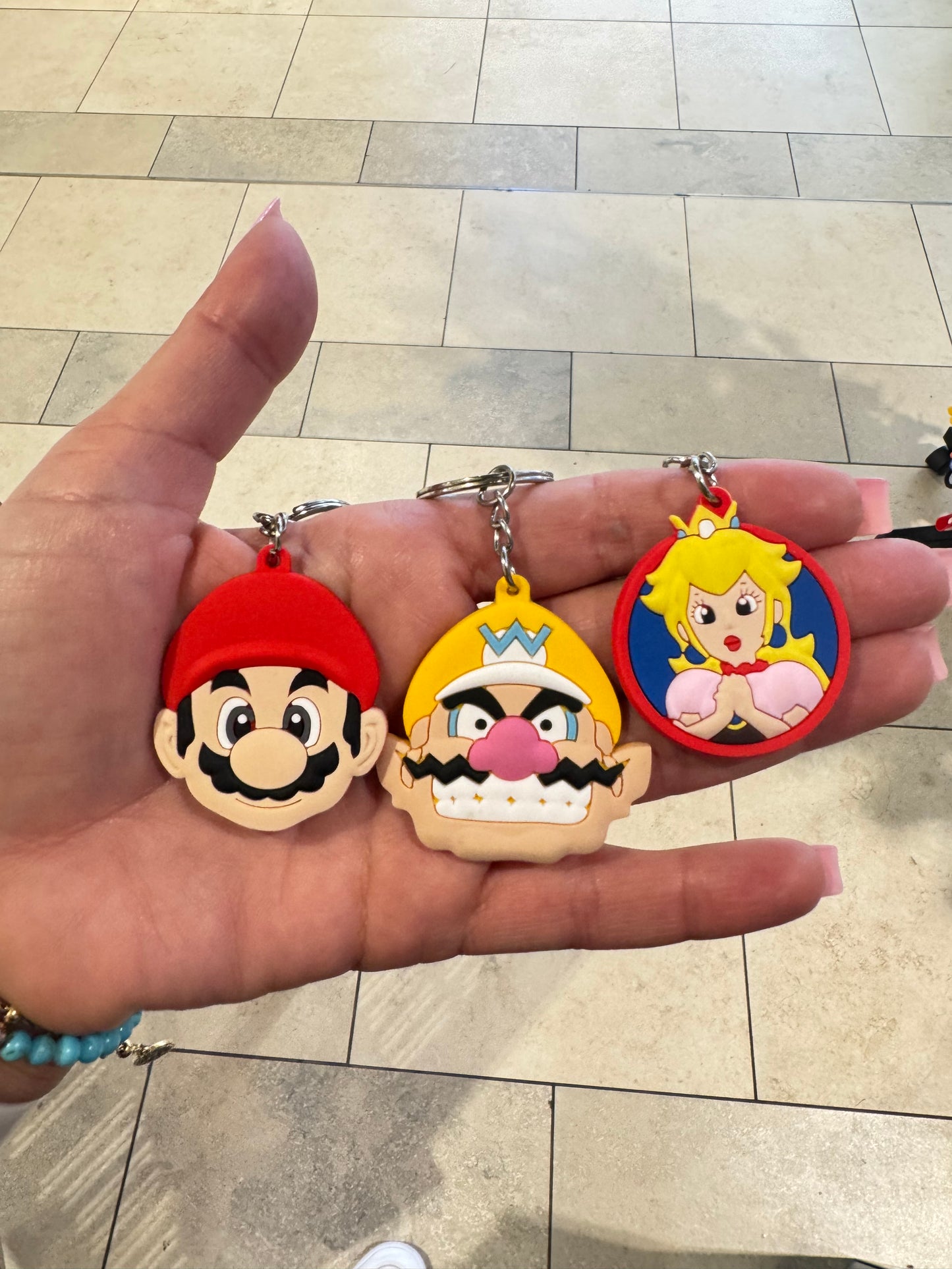 S/3 Super Mario Keyrings