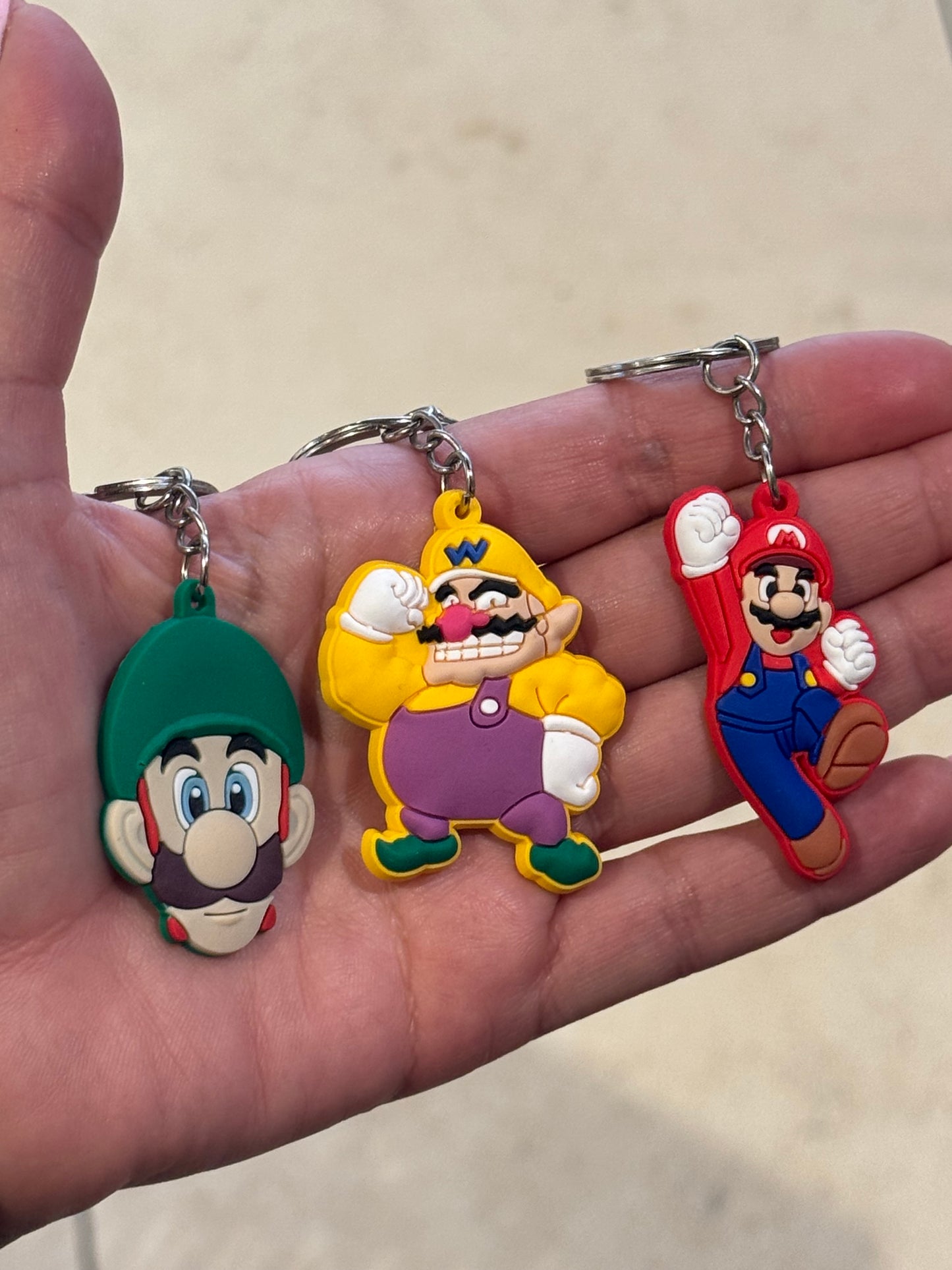 S/3 Super Mario Keyrings