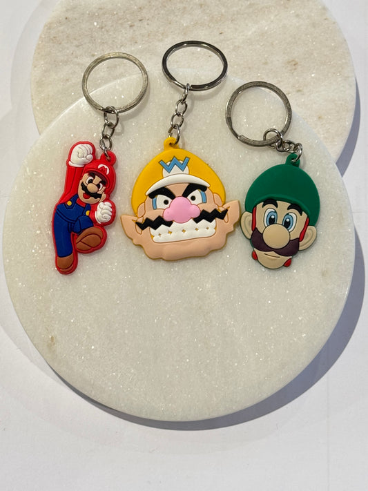 S/3 Super Mario Keyrings