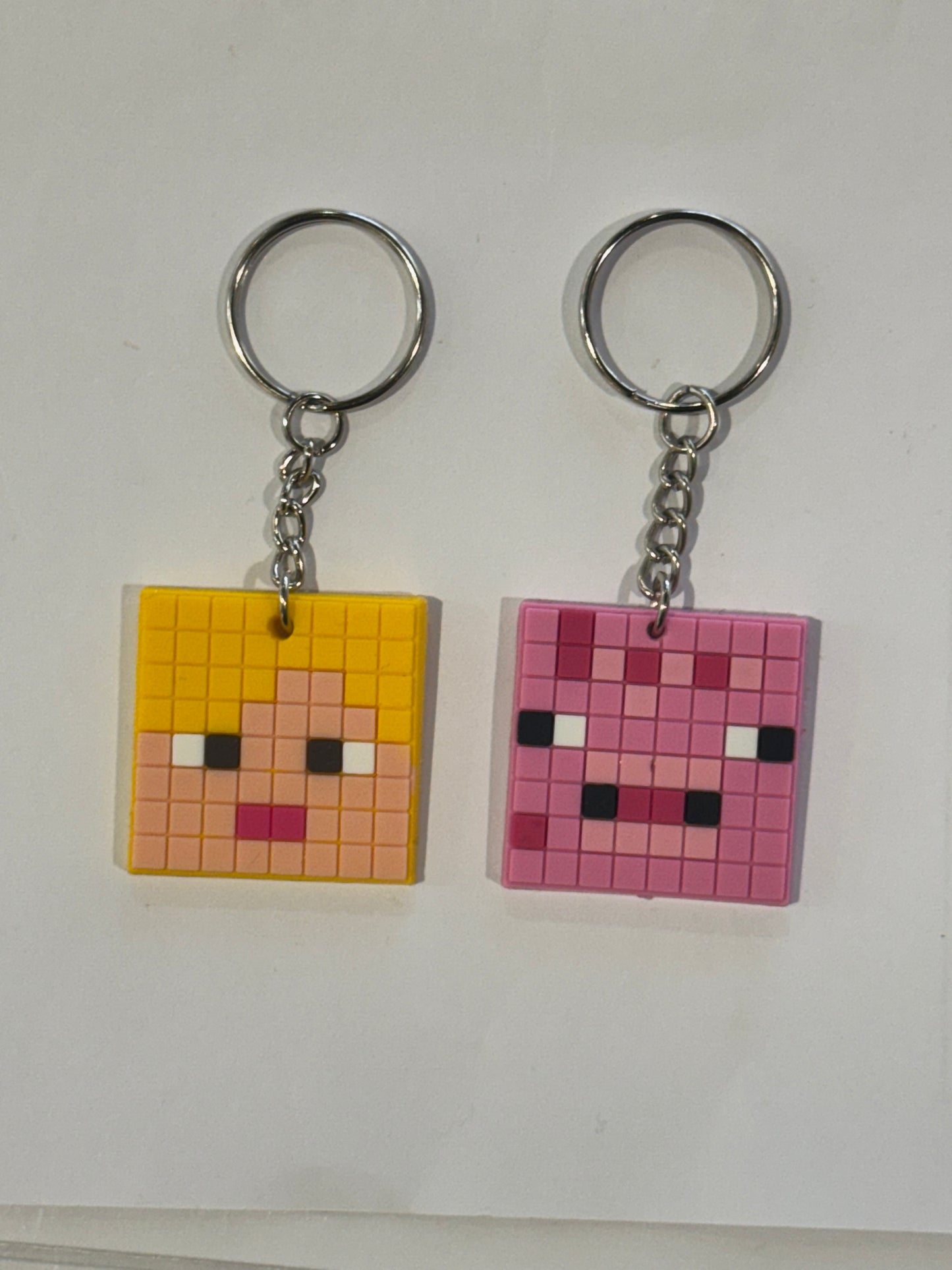 S/2 Minecraft Keyrings