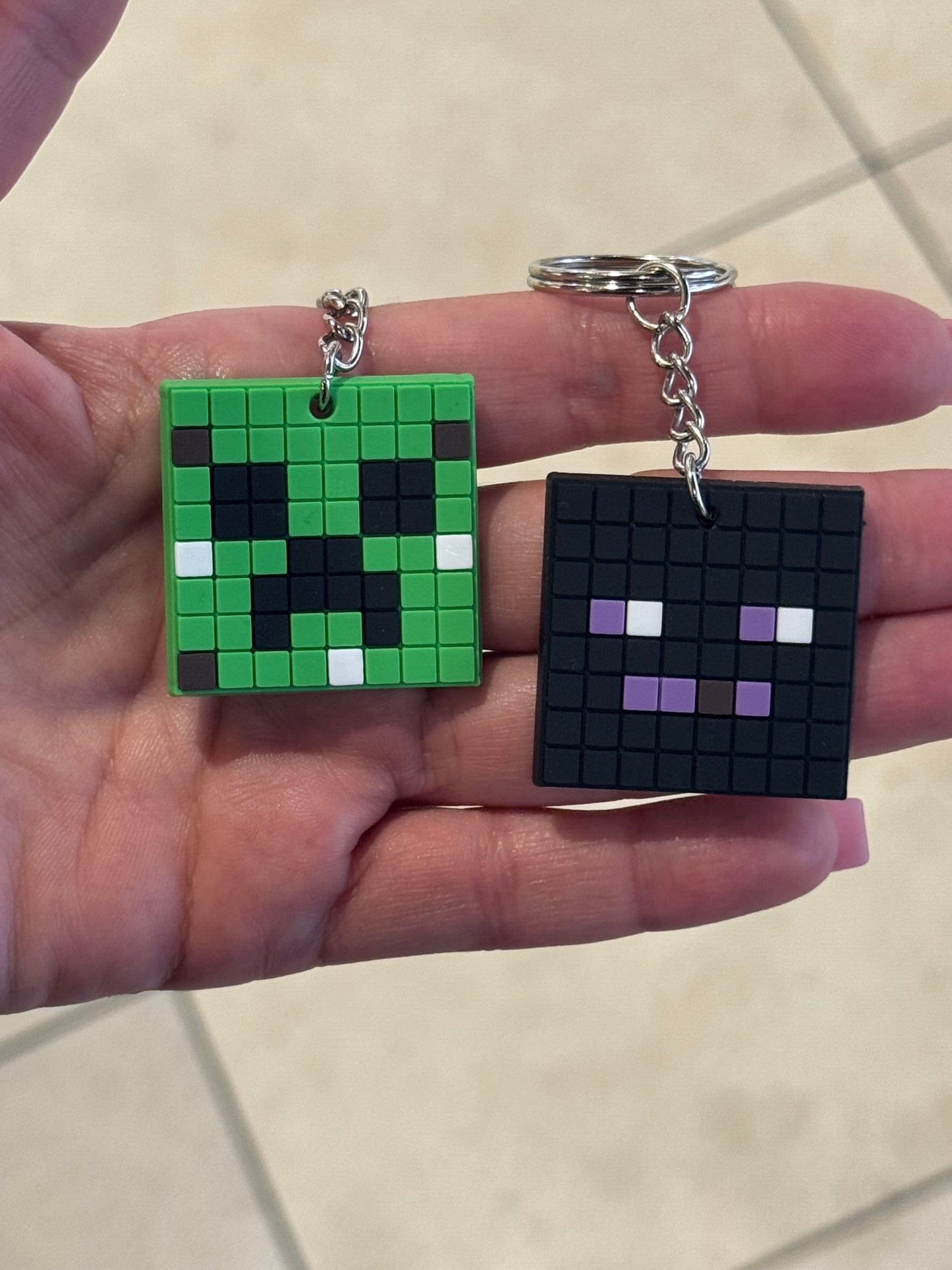 S/2 Minecraft Keyrings