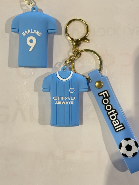 Haaland Soccer Jersey 3D Keyring