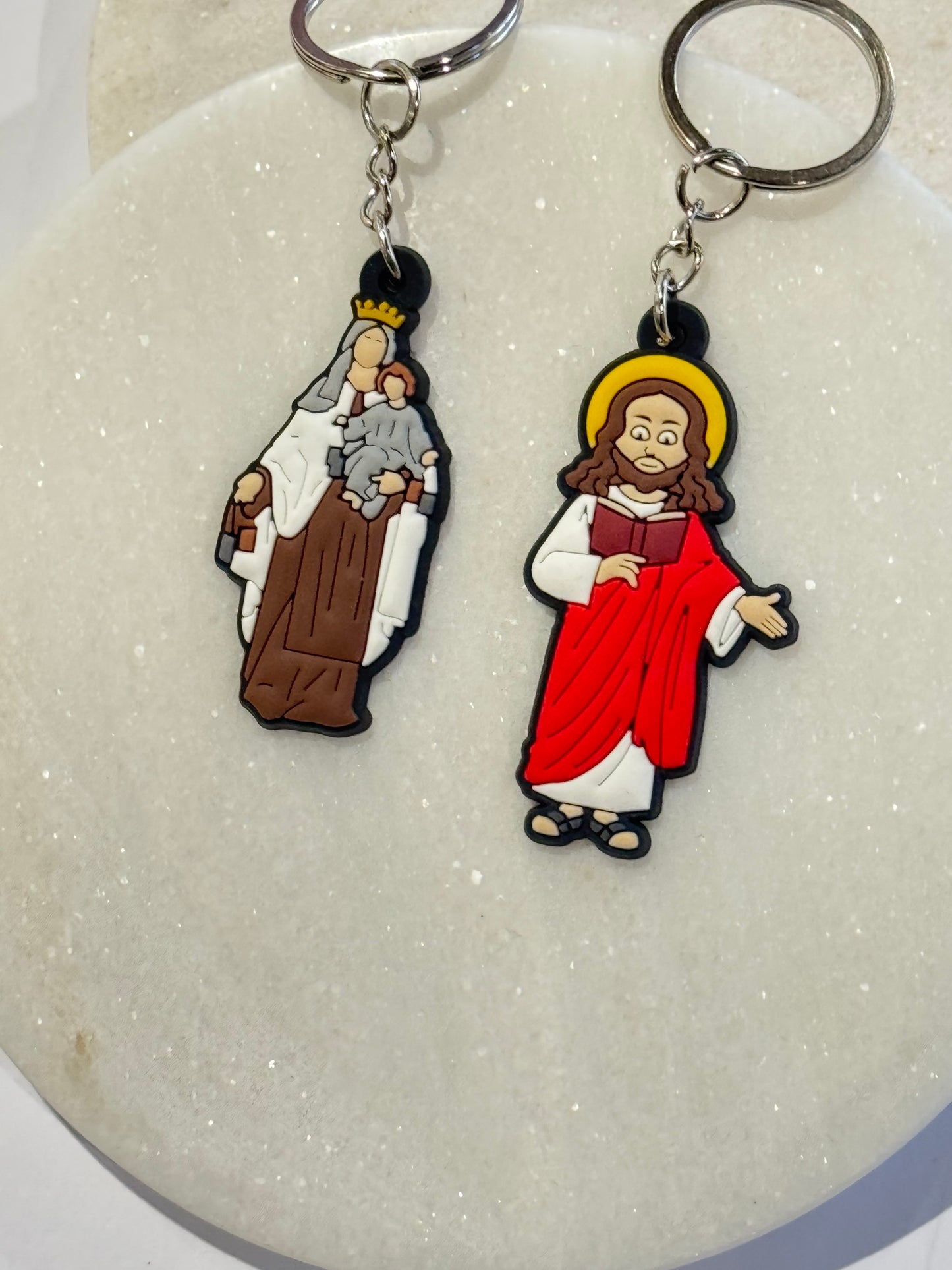 Mother Mary Keyring