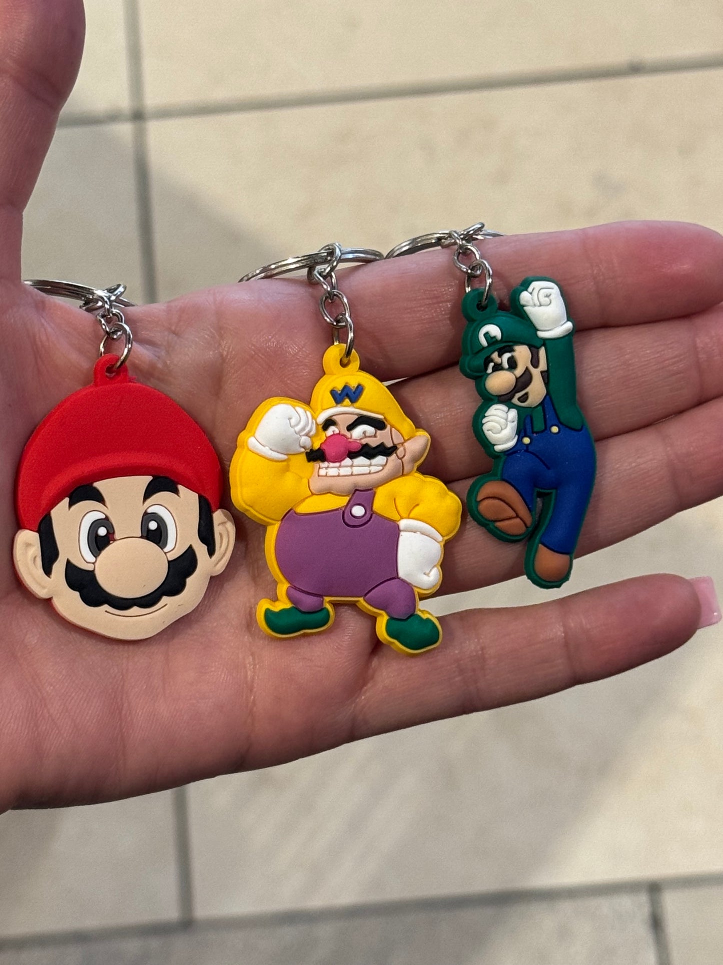 S/3 Super Mario Keyrings