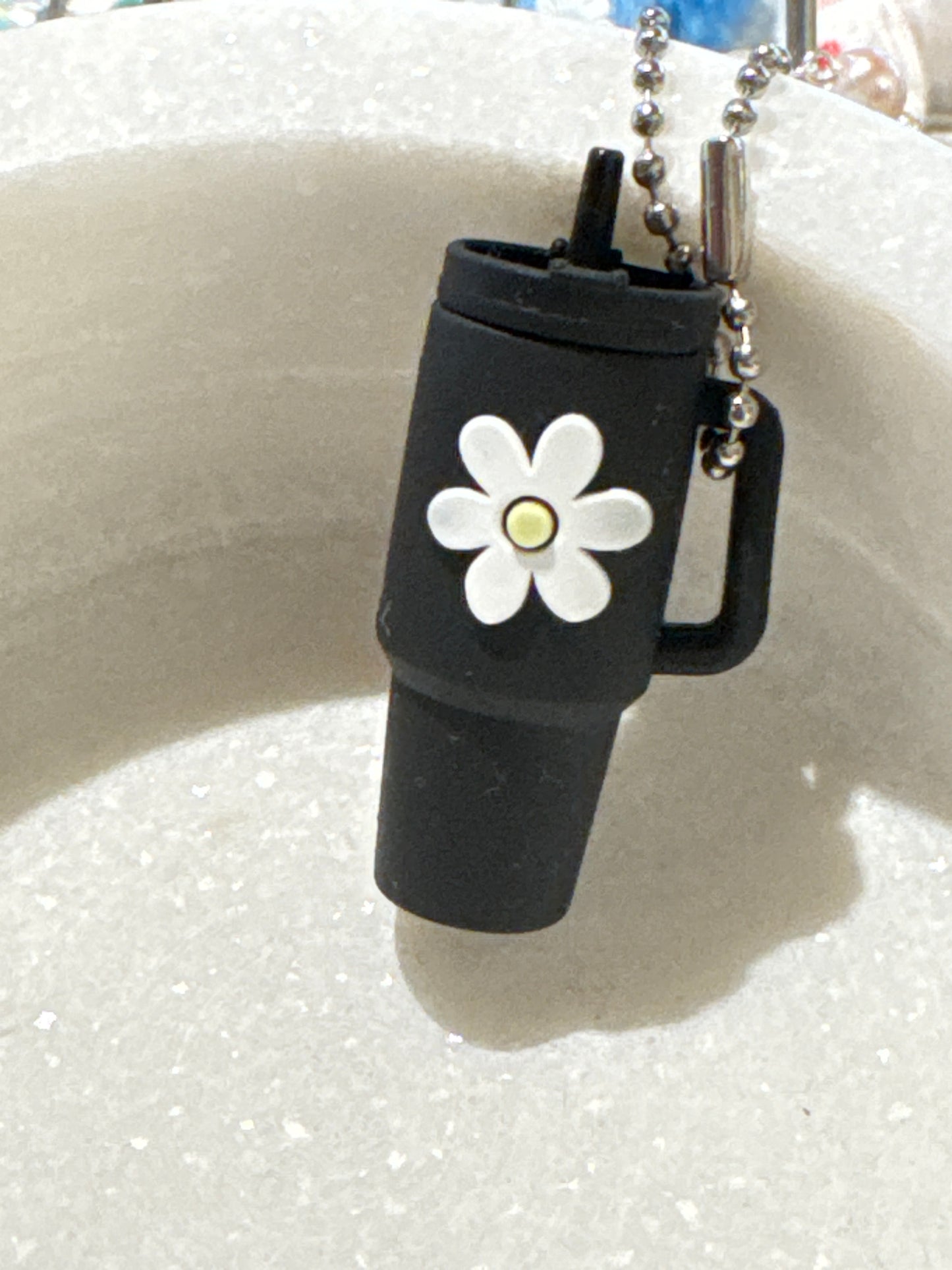 Flower Cup Keyrings