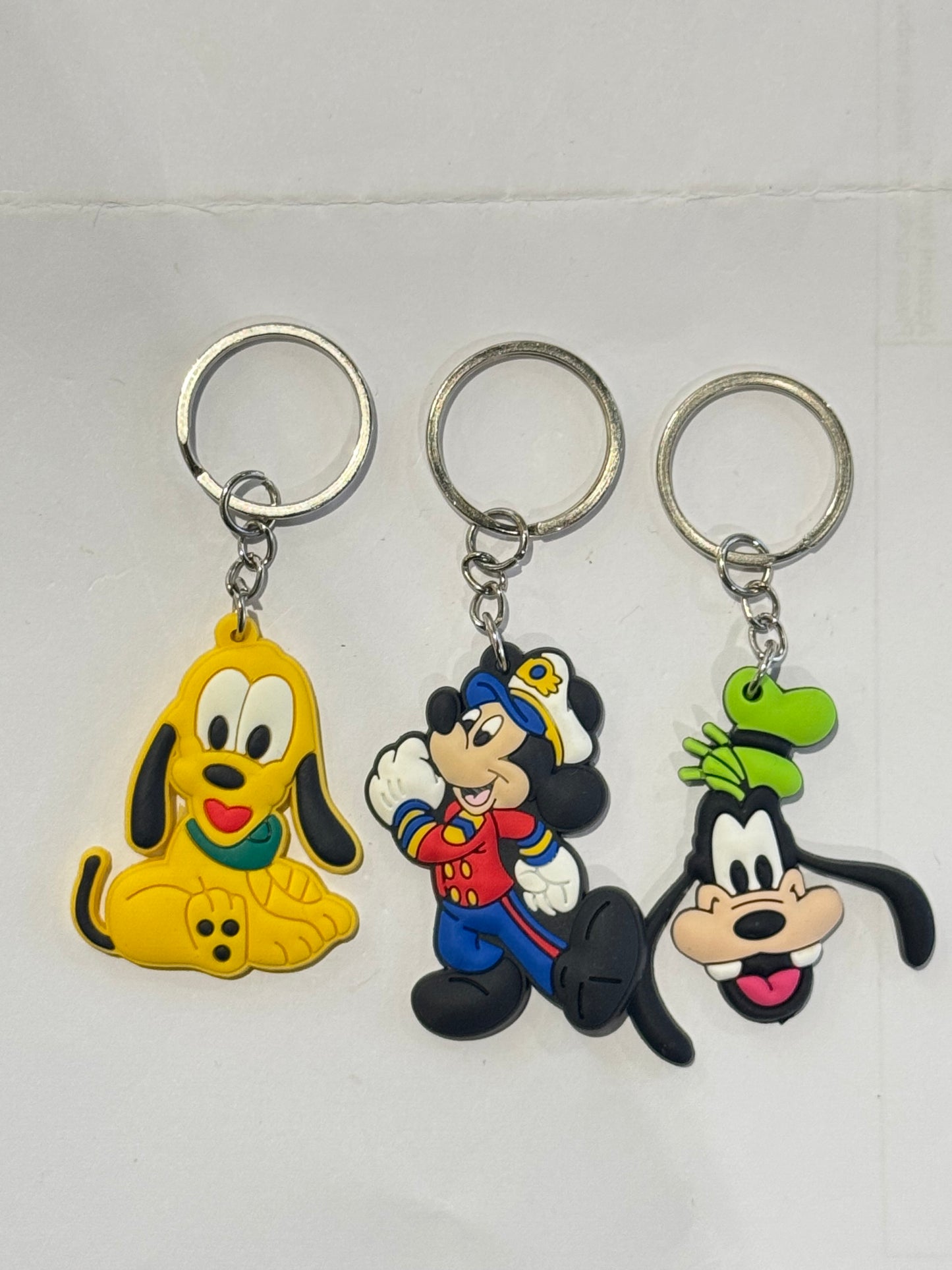 S/3 Mickey Mouse Clubhouse Keyrings