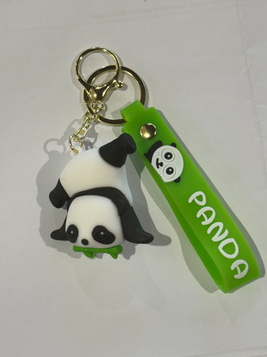 Silly Panda 3D Keyrings