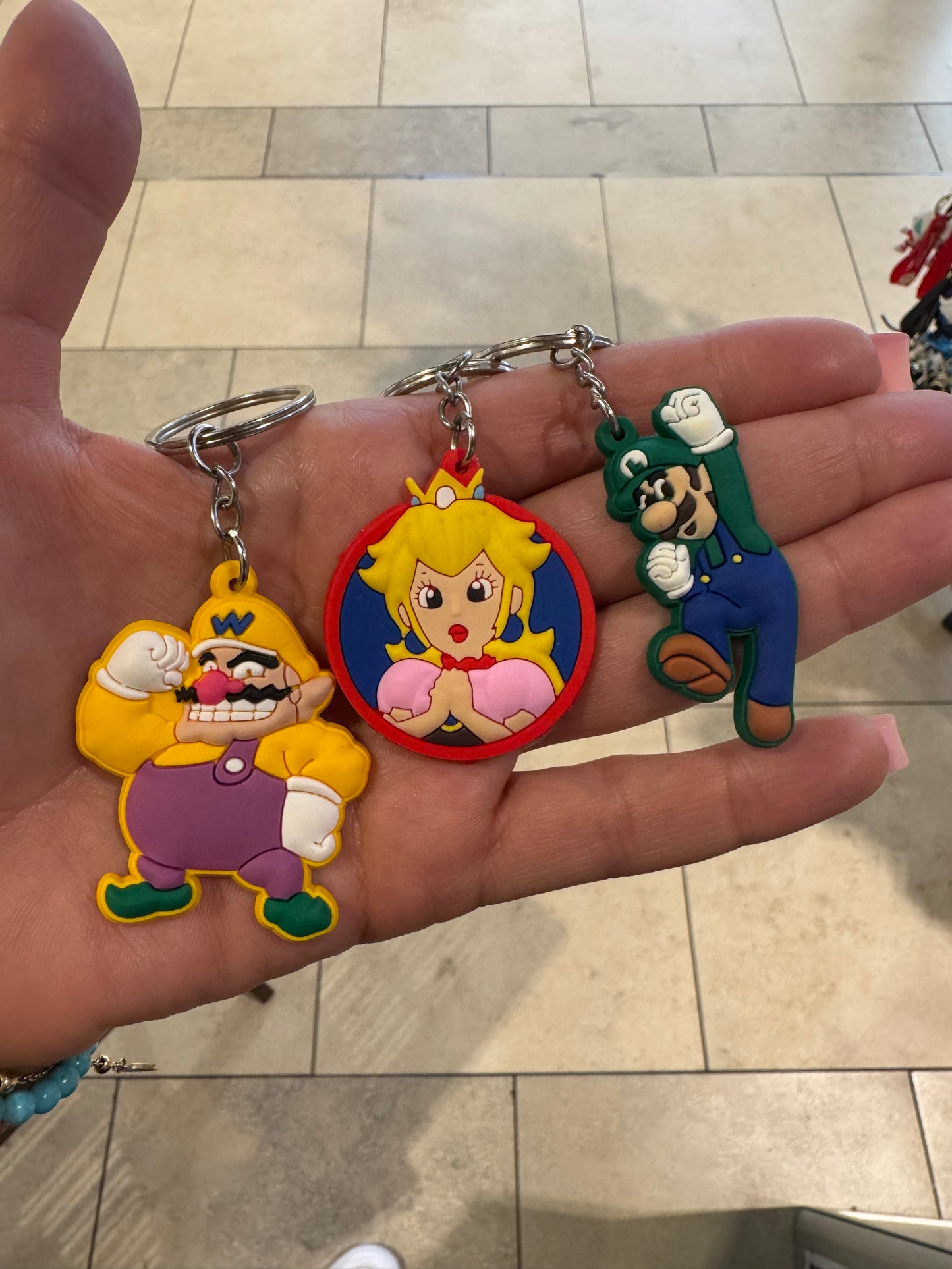 S/3 Super Mario Keyrings