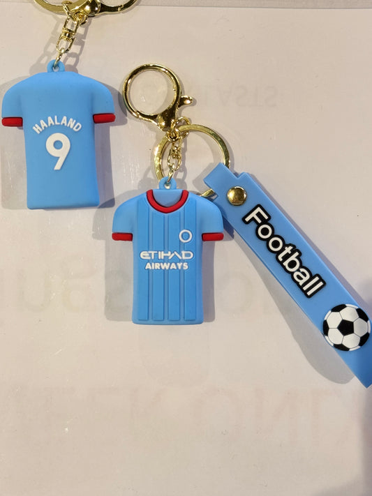 Haaland Soccer Jersey 3D Keyring