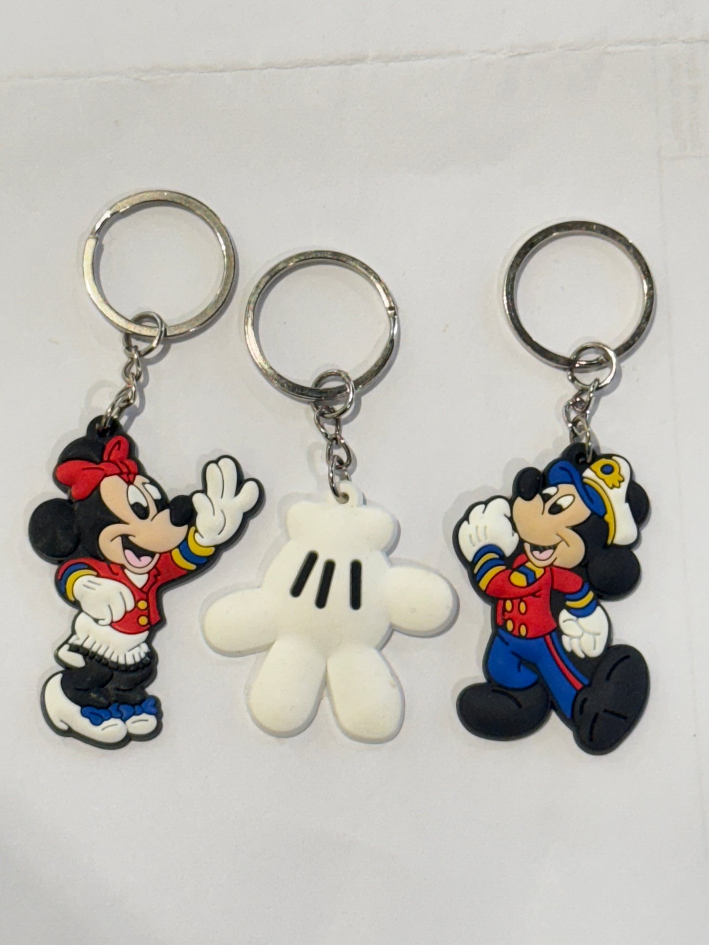 S/3 Mickey Mouse Clubhouse Keyrings