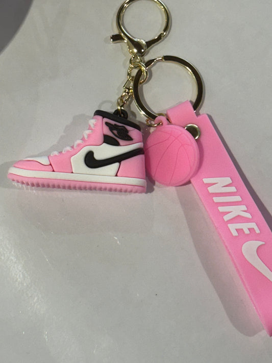 Nike Pink High Tops 3D Keyrings