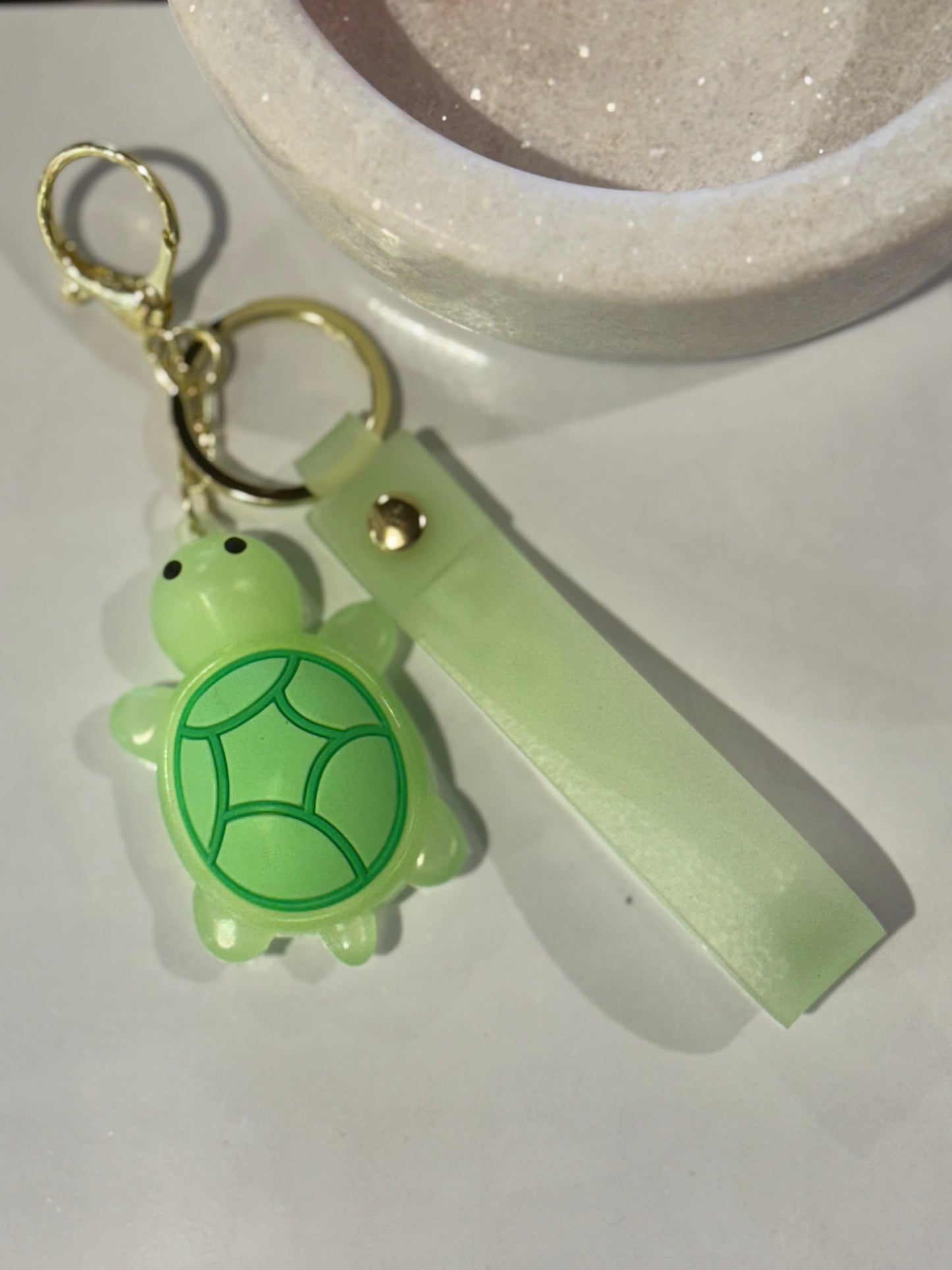 Baby Green Turtle 3D Keyrings