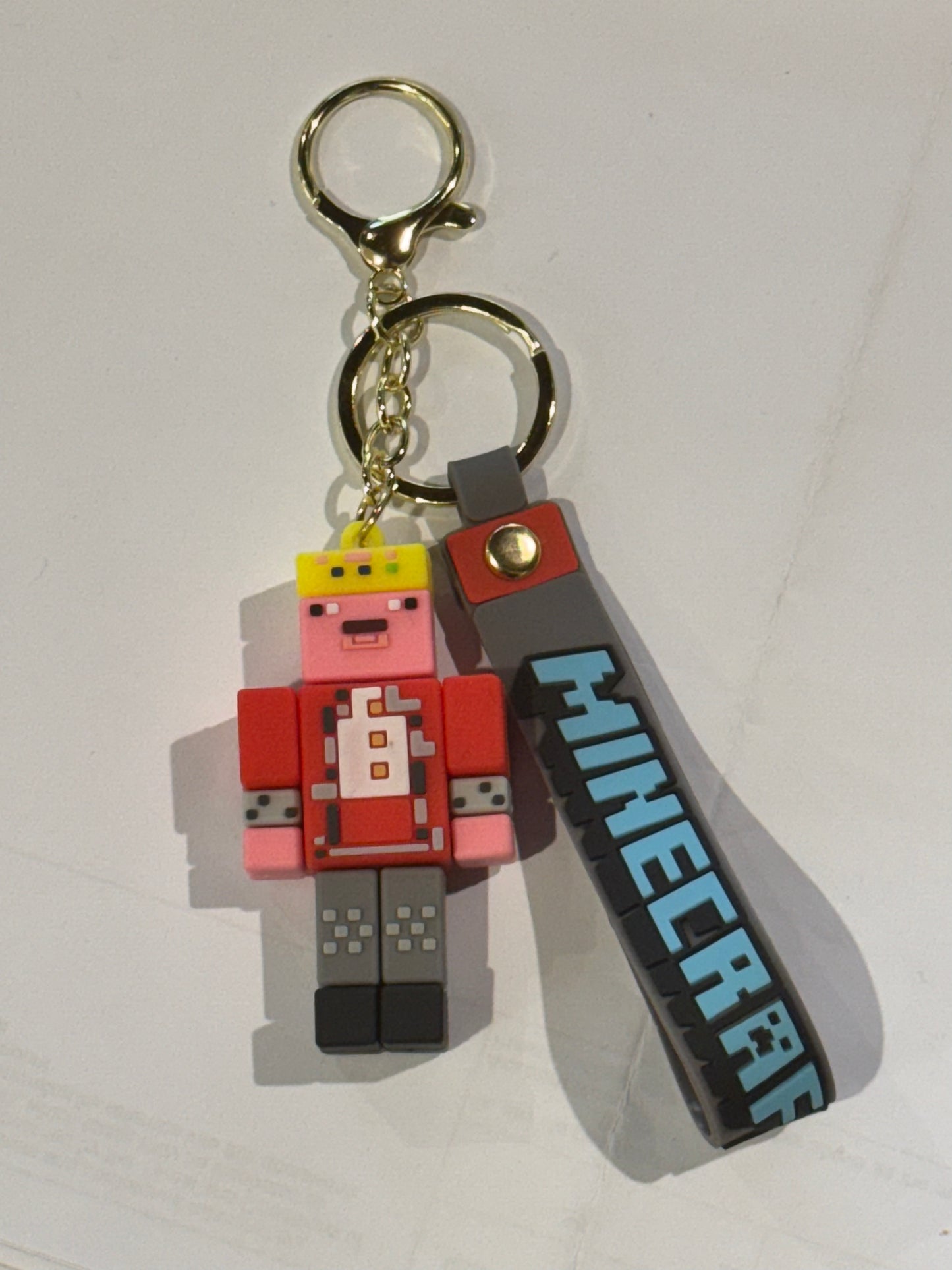 Minecraft 3D Keyrings