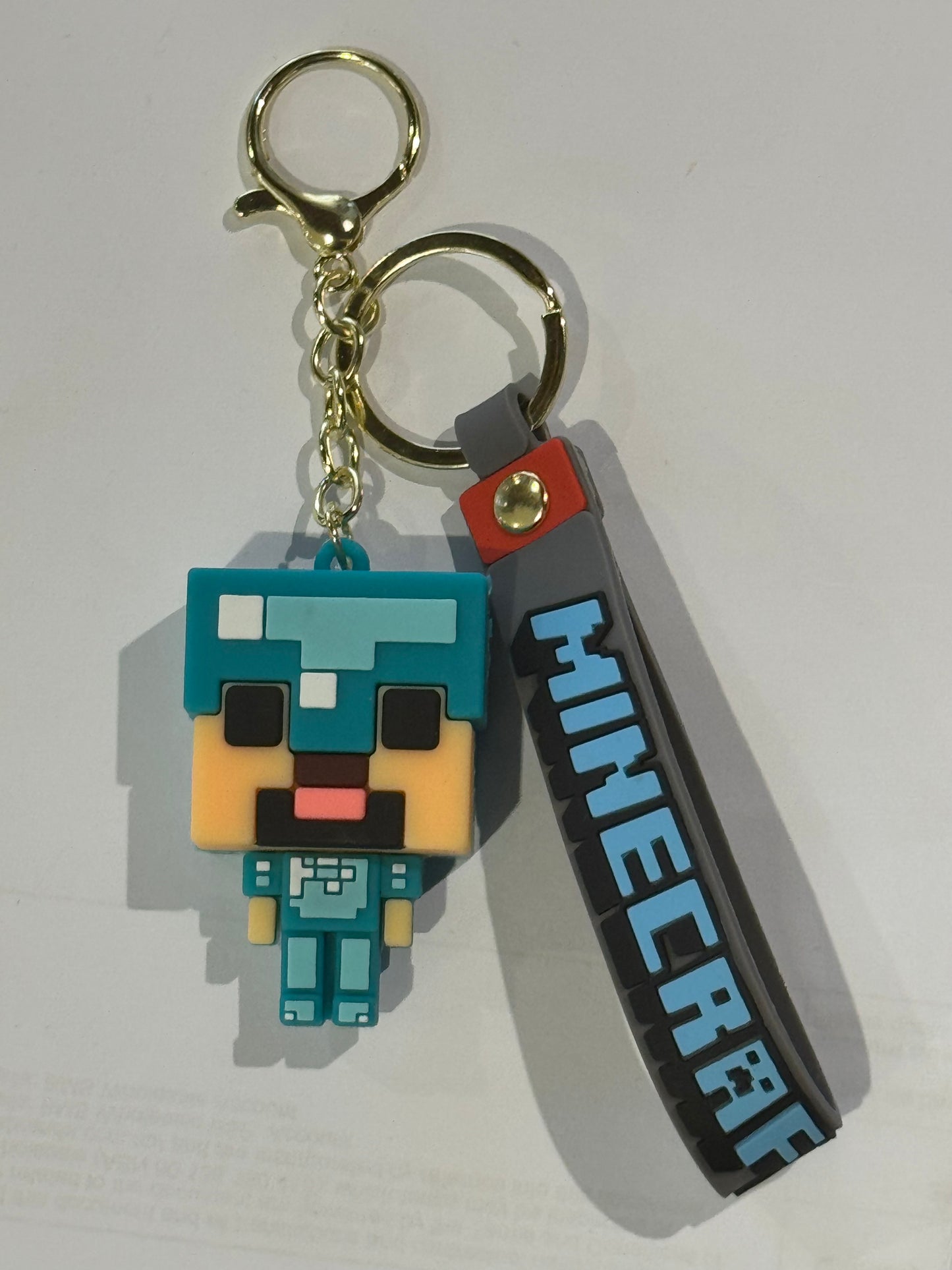 Minecraft 3D Keyrings