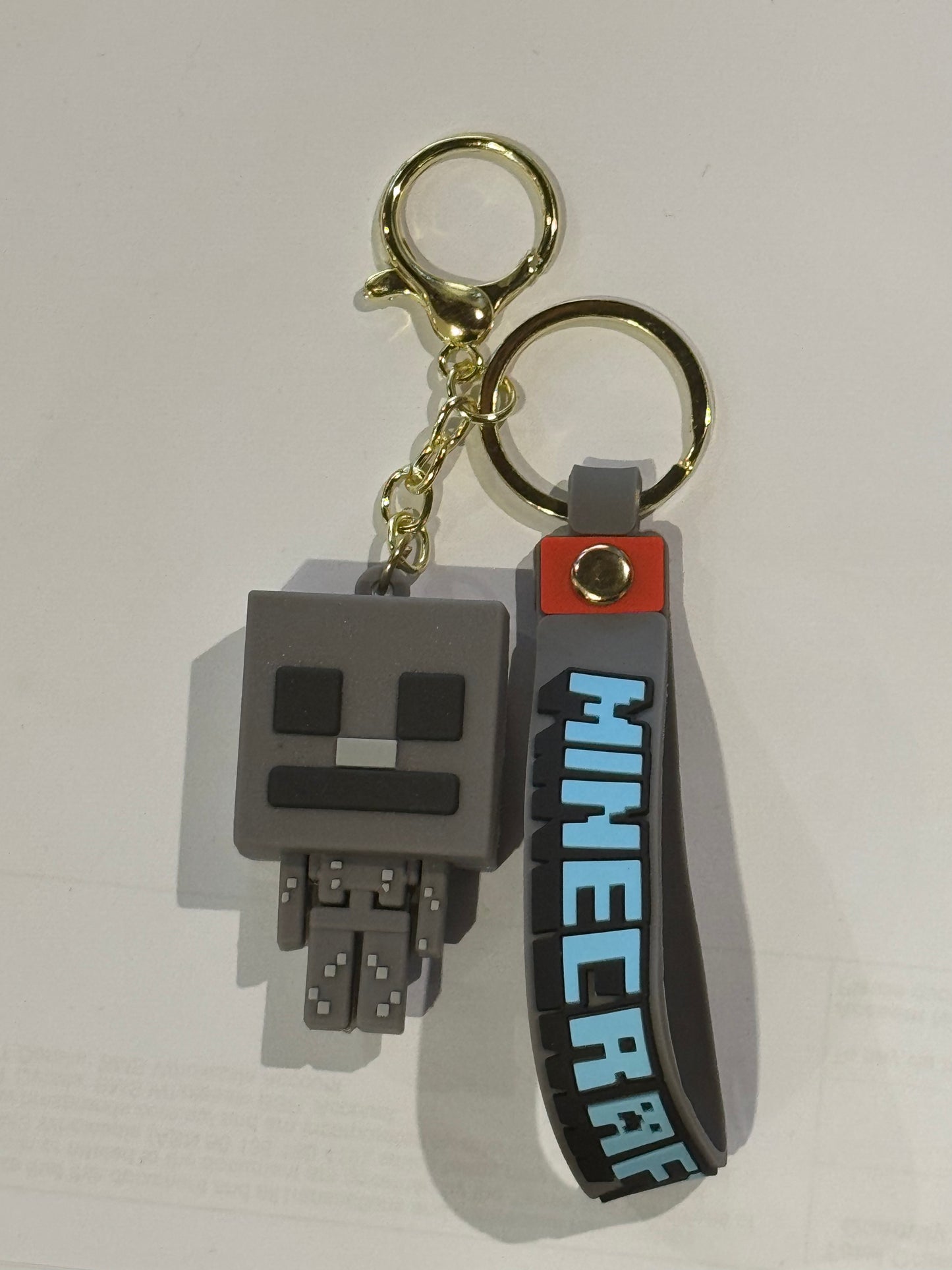 Minecraft 3D Keyrings