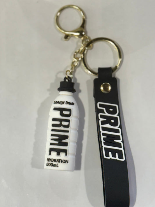 White Prime 3D Keyrings