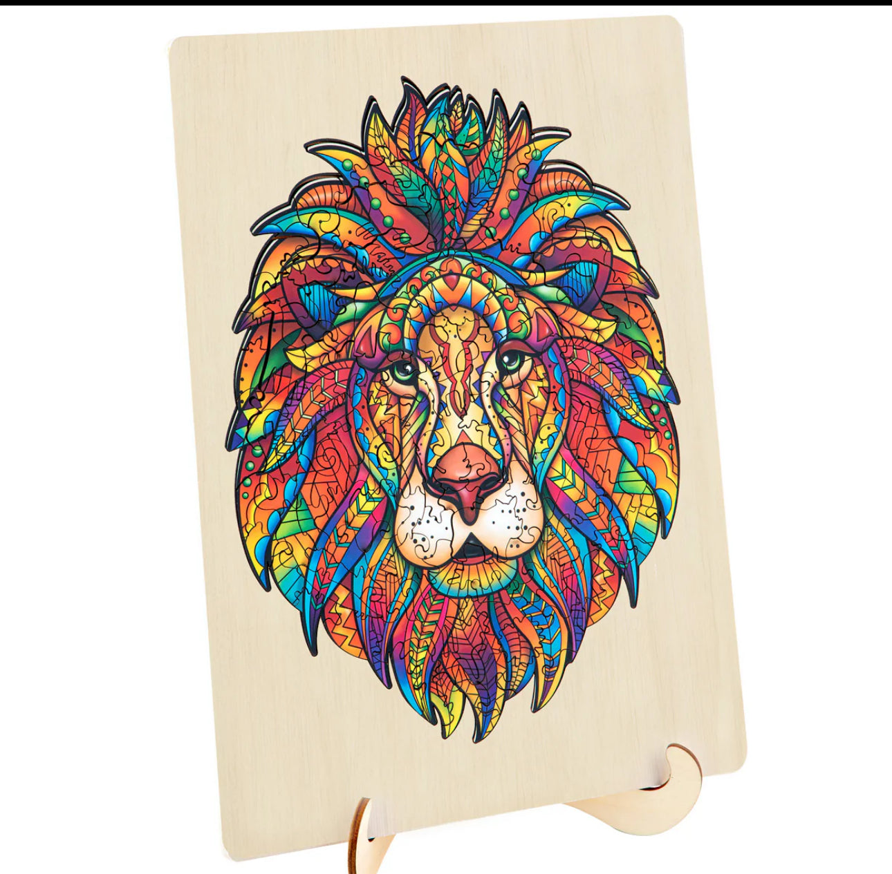 A3 Lion Wooden Jigsaw Puzzle