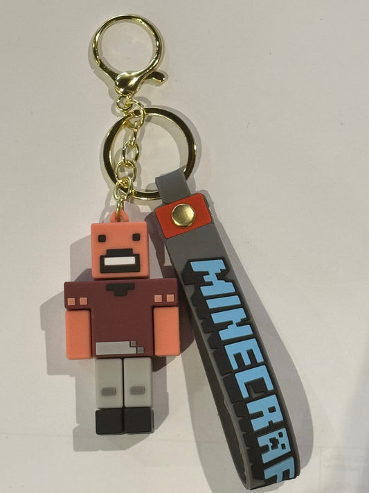 Minecraft 3D Keyrings