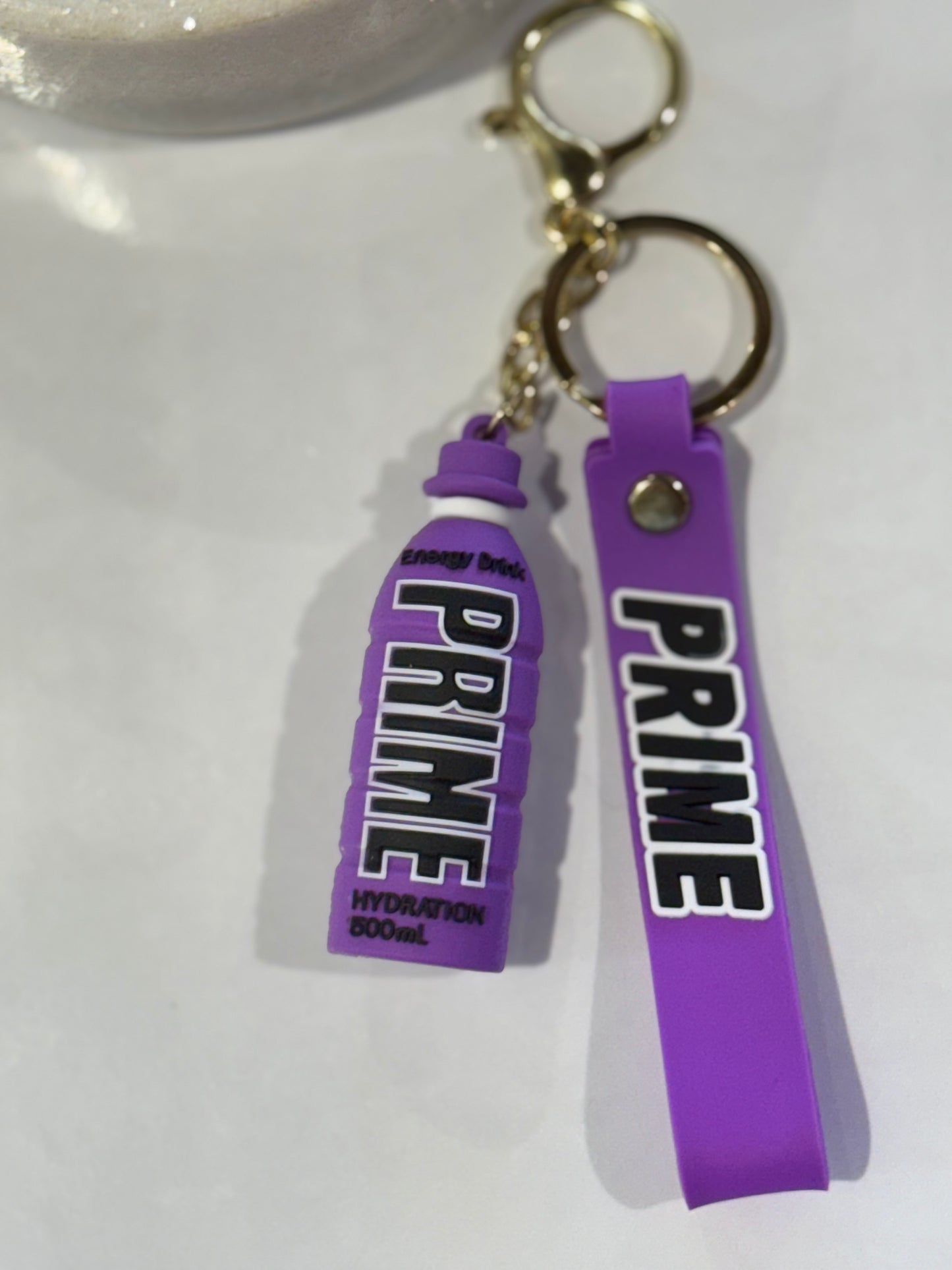 Purple Prime 3D Keyrings