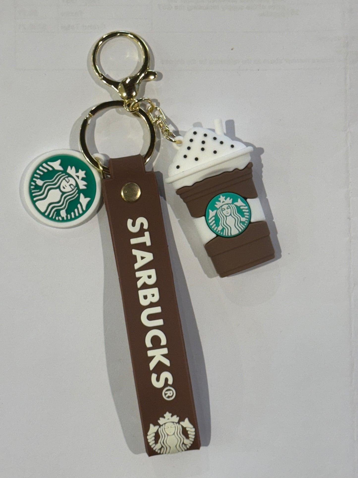 Starbucks Chocolate Milkshake 3D Keyrings