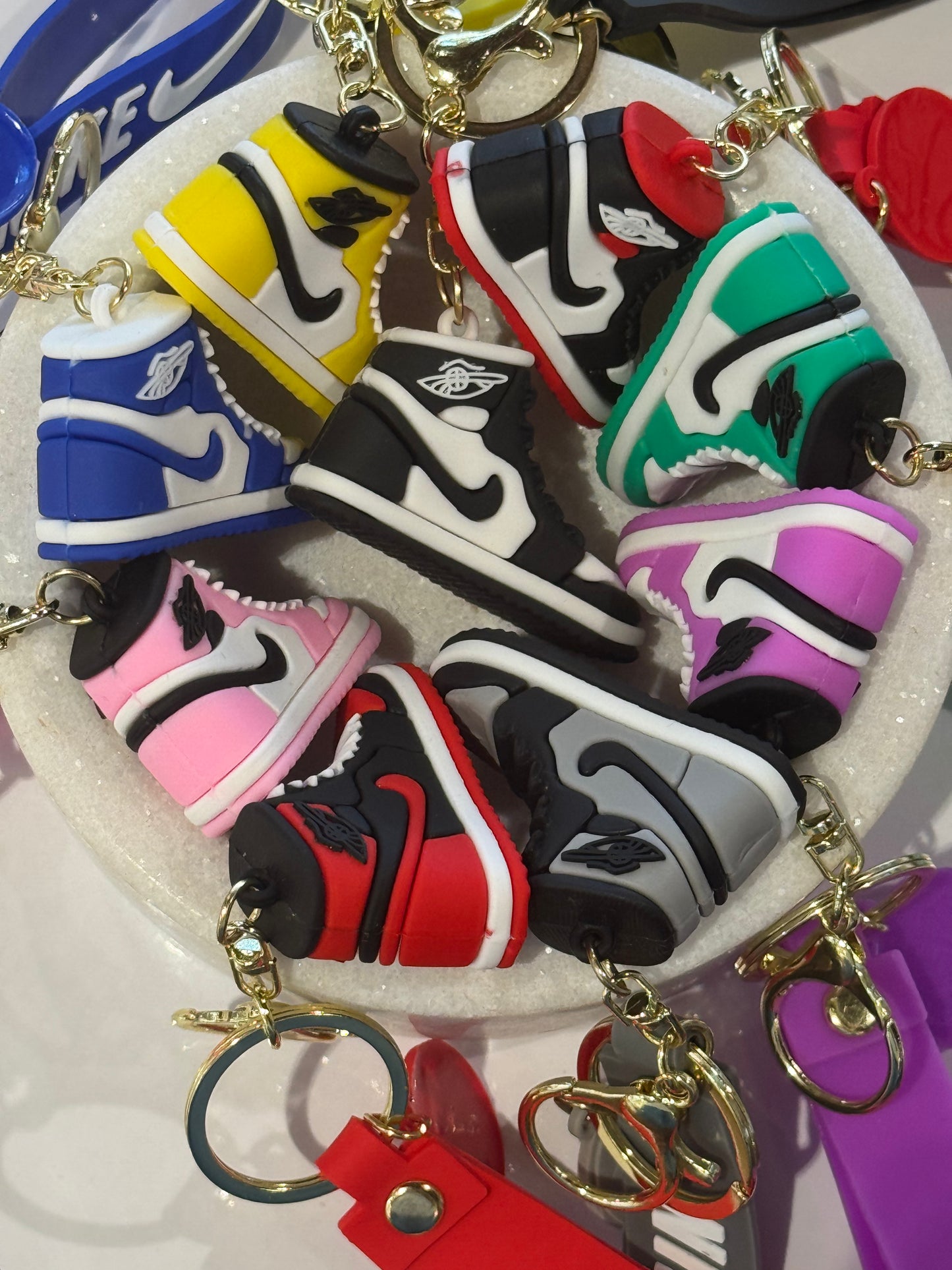 Nike Pink High Tops 3D Keyrings