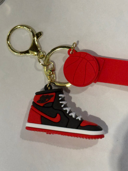 Nike Red High Tops 3D Keyrings