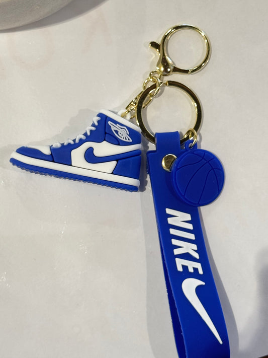 Blue High Tops 3D Keyrings