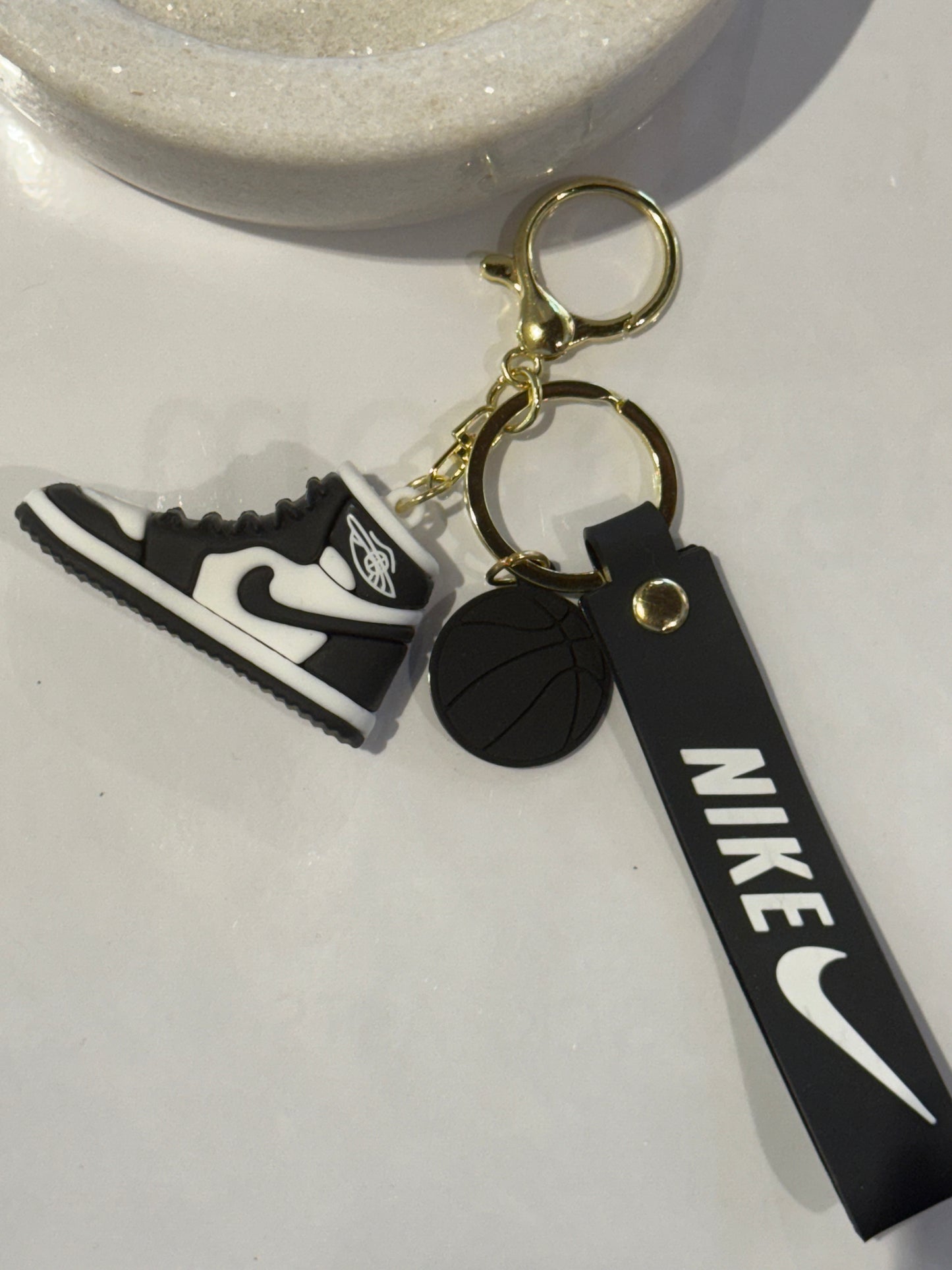 Nike Black High Tops 3D Keyrings