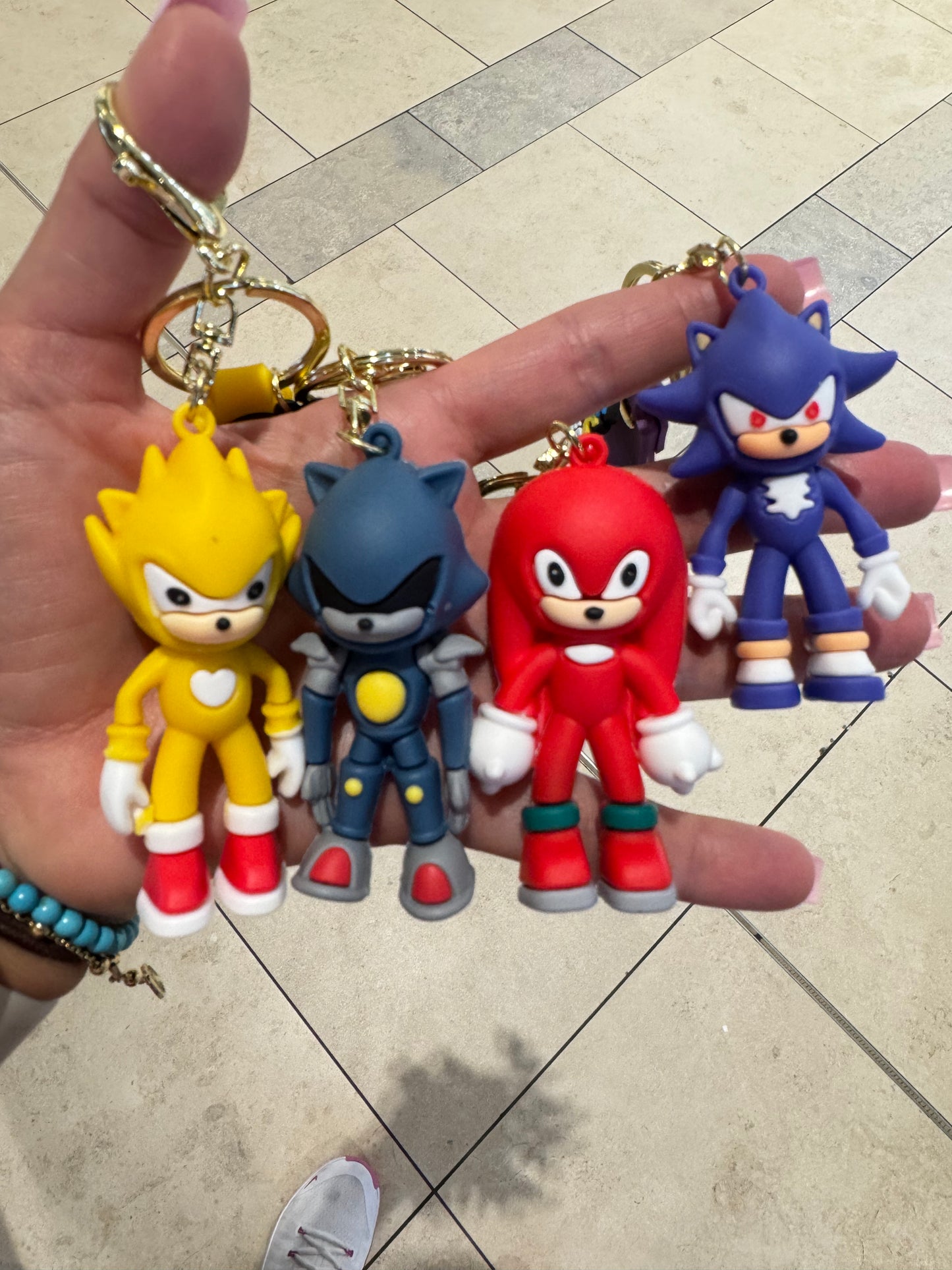 Sonic 3D Keyring